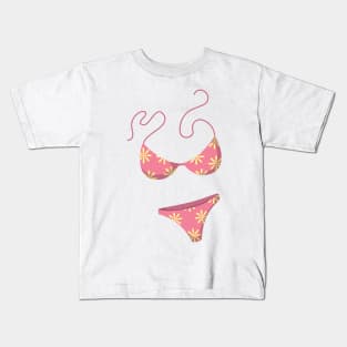 Summer Bikini Girl Kids T-Shirt